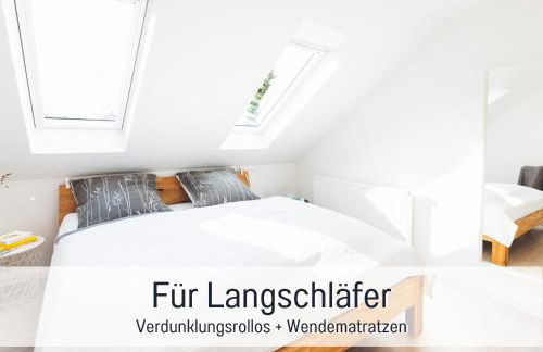 Casa Ueberall - Ruhige DG-Ferienwohnung für 2 Erwachsene in Burg - Balkon mit Abendsonne, hochwertige Ausstattung, überdachter E-Bike-Stellplatz, Nähe zur Altstadt & Restaurants - Foto 12