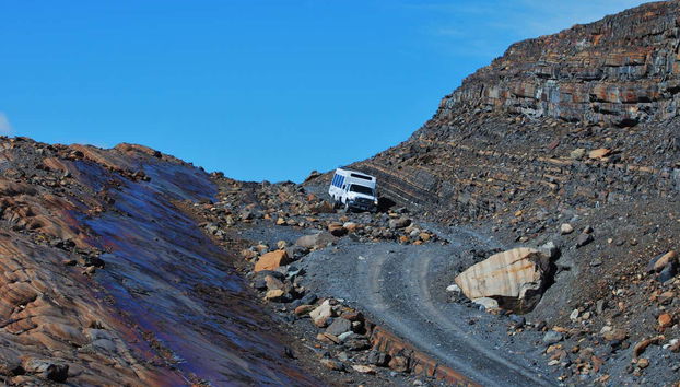 Touring Estancia Cristina in a 4x4
