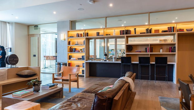 Sala de estar do lobby