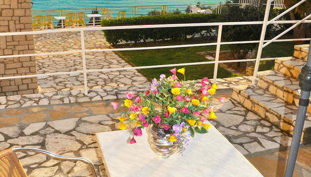 Entrada al alojamiento