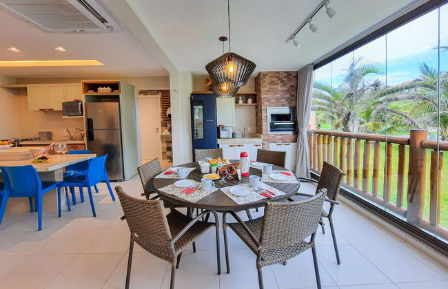 VG Sun Pé na Areia Luxuoso Térreo Gourmet 8 pessoas By DM Apartments - Foto 23