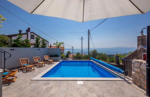 Villa LETA - Luxury villa in a green oasis with heated swimming pool, fitness center and summer kitchen - Kvarner - Foto 14