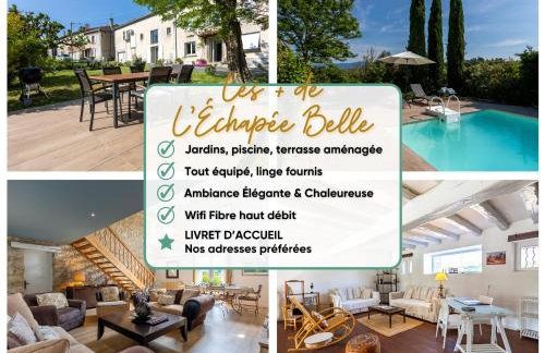 L'Échappée Belle - Grande Maison, Jardin & Piscine - Foto 19