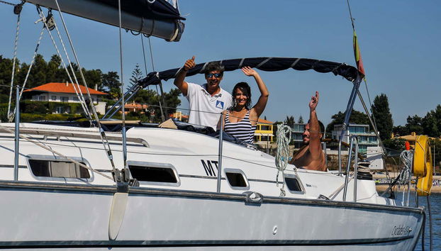 Desfrutando do passeio