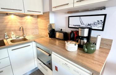 T3 Duplex Vue mer 180 sur le port de Lomener - Foto 12