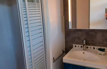 Plain-pied Jardin 6 personnes Clim Vue Mer Parking Wifi Terrasse Piscine dans la résidence - Foto 30