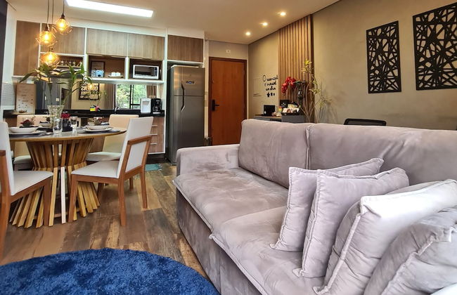 Apê Encantador Perto do Centro Turístico Capivari - Foto 24