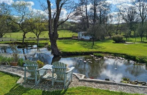 Riverside Cabin - Sleeps 2 - Hottub - Parking - Foto 35