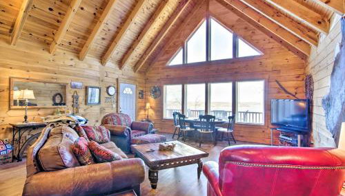 Large Cabin with Deck Overlooking Norfork Lake! - Foto 4