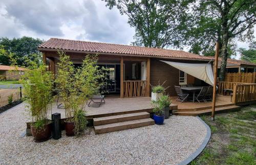 Chalet 18 tout confort pour un séjour dans domaine avec Piscine et en bordure Lac avec plage artificielle - Foto 1