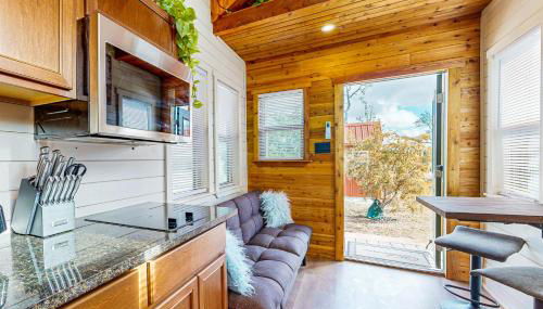 Modern Tiny House in Hill Country with Covered Patio - Foto 5