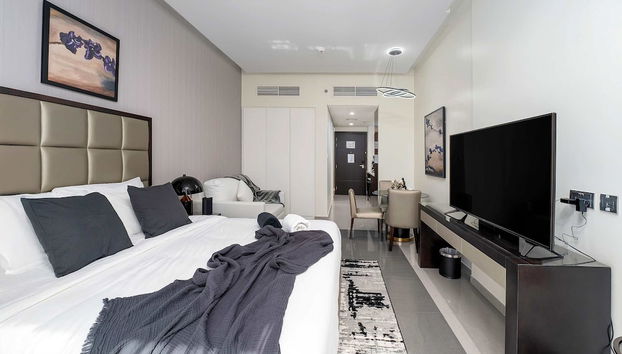 Chic Studio in Business Bay Near Burj Khalifa - Foto 2, Habitación