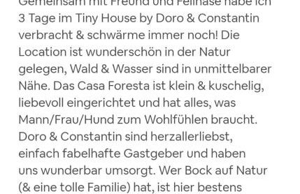 Casa Foresta - minimalistisches 1-Raum Tiny House direkt am Wald - Foto 14