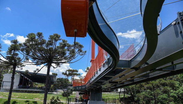 Plataformas de vidro