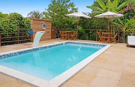 Piscina Aquecida, Jacuzzi, internet veloz, no centro de Serra Grande - Apt Verde - Vila Pitangueira - Photo 8