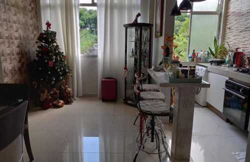 Apartamento, 2 quartos, claro, alto,garagem,piscina todo novinho mobiliado, coração do Fonseca - Foto 9