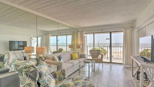 Ocean-View Balcony and Pool Access Galveston Gem! - Foto 1