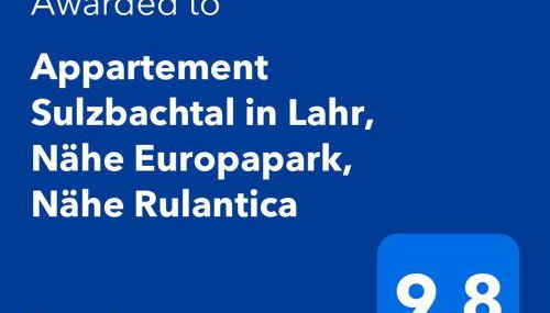 Appartement Sulzbachtal in Lahr, Nähe Europapark, Nähe Rulantica - Foto 2