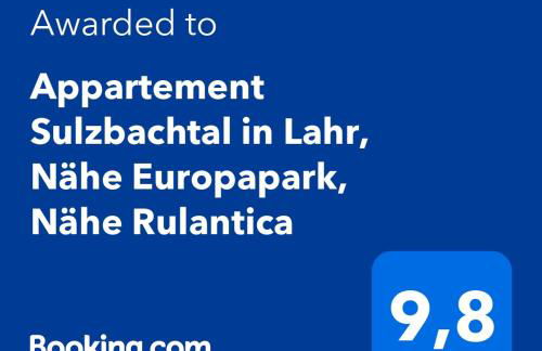 Appartement Sulzbachtal in Lahr, Nähe Europapark, Nähe Rulantica - Foto 2