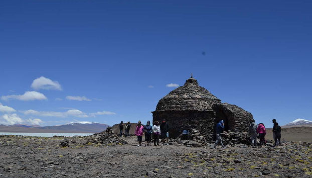 Rifugio di montagna nella Laguna Brava