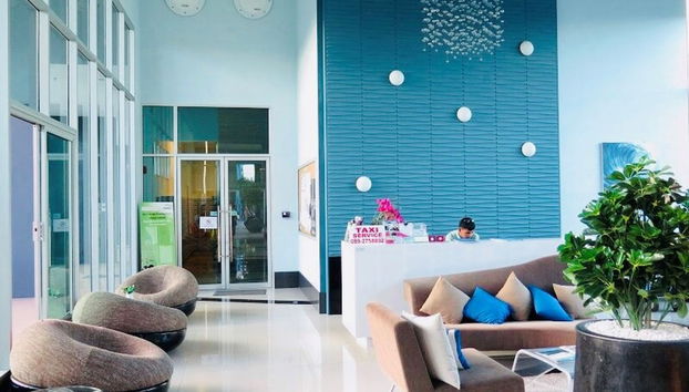 Zona de estar del vestíbulo