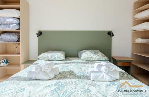 Cagnes Centre 4 pers, terrasse parking - Foto 25