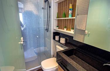 Studio Lindo e Finamente Decorado com Vista Mar - Foto 5