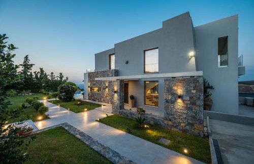 Eunoia Blue Villa Heraklion Crete, Sea View, Private Pool, Prassas, Karteros - Foto 4