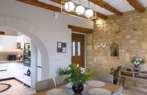 Stone villa Halepa panoramic view, private pool,big garden & quiet - Foto 59