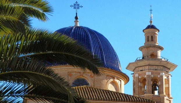Visite guidée dans Xaló - Photo 2, Coupole de l'église paroissiale de Santa María