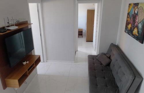 Apê Pé na Areia com Vista Mar Ar-condicionado & Garagem - Foto 33