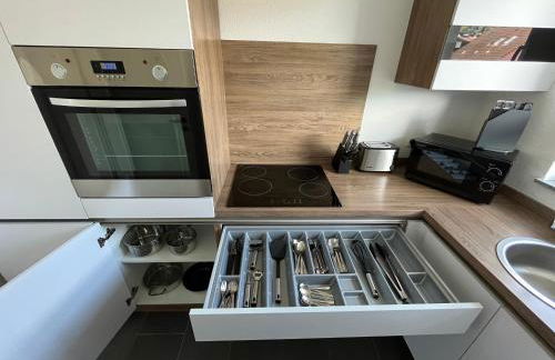 Premium Apartment 75qm 3 Zimmer Küche, Balkon, Smart TV, WiFi - Foto 5