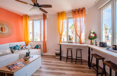 Le Cosy Perpignan Centre, 2 rooms, 2 bathrooms, free WIFI, free parking, lift, central, renovated, spacious - Foto 16