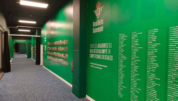 Tour del Betis por el estadio La Cartuja - Foto 5, Túnel de vestuarios en La Cartuja