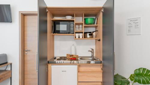 Scharnhäusle 8 - Apartment with kitchenette Ostfildern - Foto 3, stove