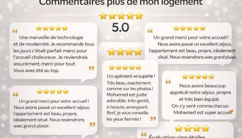 Appartement Luxe Netflix, IA, Parking, Balcon, 10 min Paris La Défense - 5 stars - Foto 2