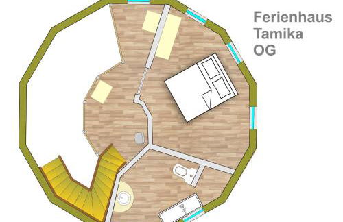 Kugelhaus Tamika - Sauna, Whirlpoolwanne und Kamin am Tollensesee - Foto 54