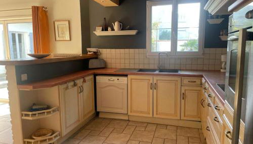 ღ Villa Océane Spacieuse Piscine&Jardin - Foto 3, stove, dishwasher