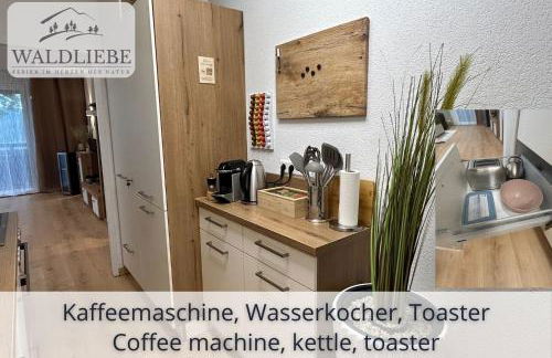 Exklusives 5-Sterne Apartment Waldliebe mit Indoor-Pool, Sauna, top Lage und Ausblick in die Natur, Hunde willkommen - Foto 11