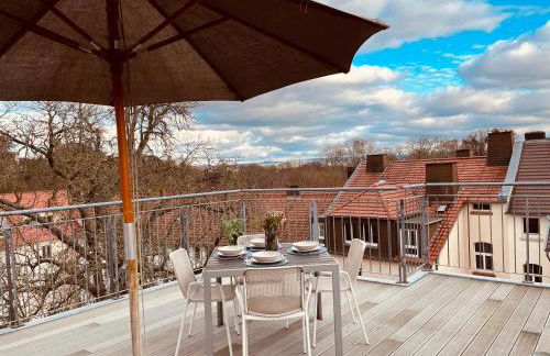 Jugendstil-Altbauwohnung mit Dachterrasse direkt an der Karlsaue - Foto 29