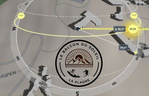 Le balcon du soleil, Pied de pistes 2100m 5 pers Plagne Soleil paradiski classé 2 étoiles meublé et 3 cristaux Paradiski - Foto 32