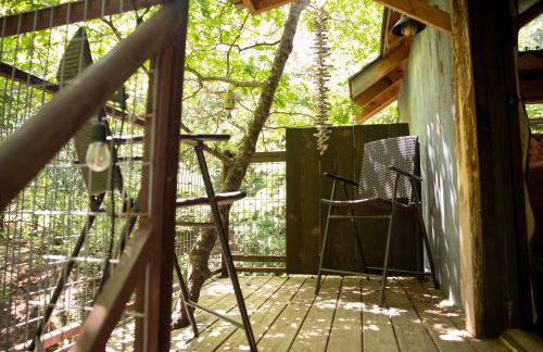 Hobbit Treehouse with waterfall on the Brazos River! 350 acres! Tubing! Petting zoo! - Foto 34