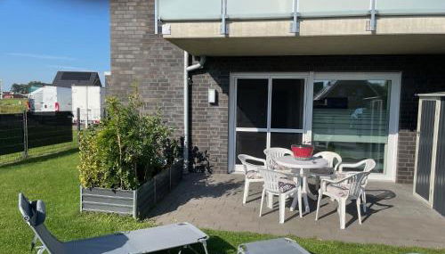 Ruhig gelegene EG-Neubauwohnung & Garten, überdachte Terrasse, Insektenschutz, Fußbodenheizung, EBK für max 7 Personen - Foto 5
