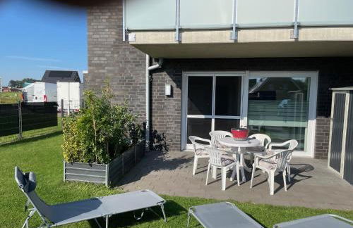 Ruhig gelegene EG-Neubauwohnung & Garten, überdachte Terrasse, Insektenschutz, Fußbodenheizung, EBK für max 7 Personen - Foto 5