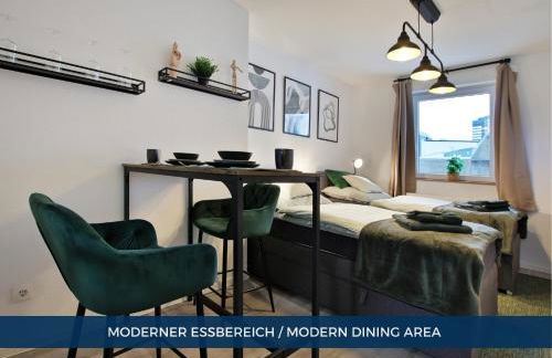 RtR Essen - Für bis zu 2 Personen - Voll ausgestattet - Balkon - Zentral Limbecker Platz - Messe - Uniklinikum - Smart TV - Modern - Photo 11