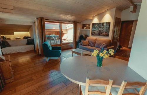 Appartement 71m2 près de Megève, à 200m télécabine la Princesse, local à ski, 2 chambres, parking couvert - Foto 9