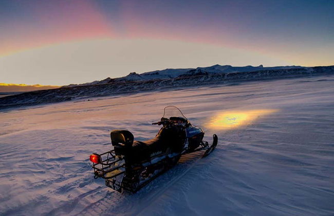Paseo en moto de nieve por el glaciar Vatnajökull - Foto 6