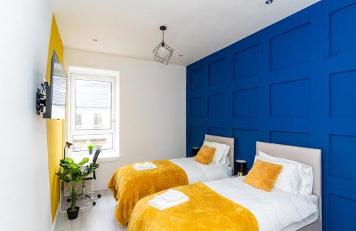 Cheerful 2 Bedroom Homely Apartment, Sleeps 4 Guest Comfy, 3x Double Bed, Parking, Free WiFi, Suitable For Business, Leisure Guest,Glasgow, Glasgow West End, Near City Centre, Perfect For Common Wealth Games 2026 - Foto 28
