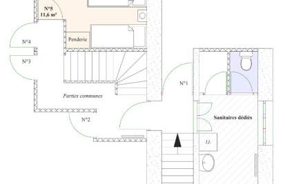 Gîte montagne 1 à 25 places "Chalet Coste Belle" - Foto 6