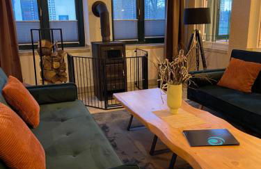 Ferienwohnung mit Kamin und traumhafter Dachterrasse mit Weitblick in die Natur - Foto 2